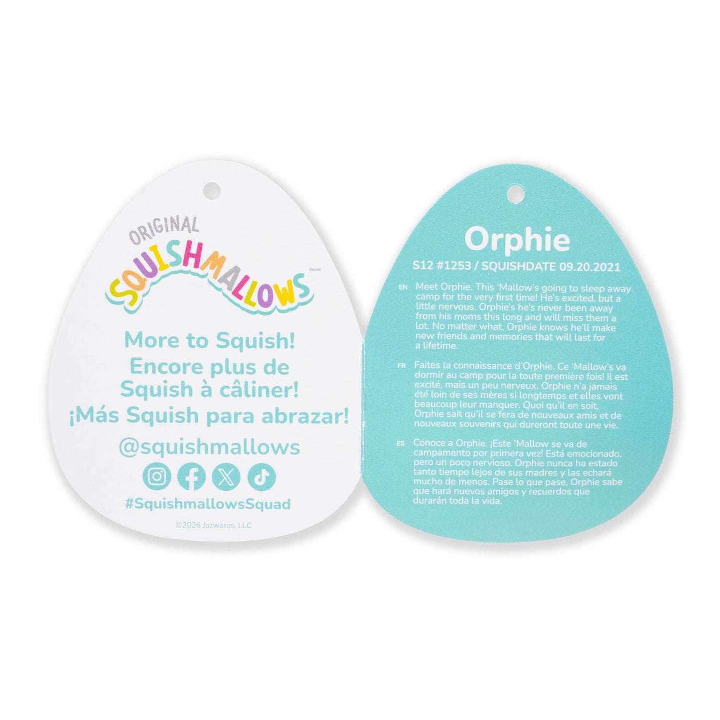 Squishmallows - Squishmallows 12" Orphie the Lime Green Octopus with Teal Tentacles | Jazwares