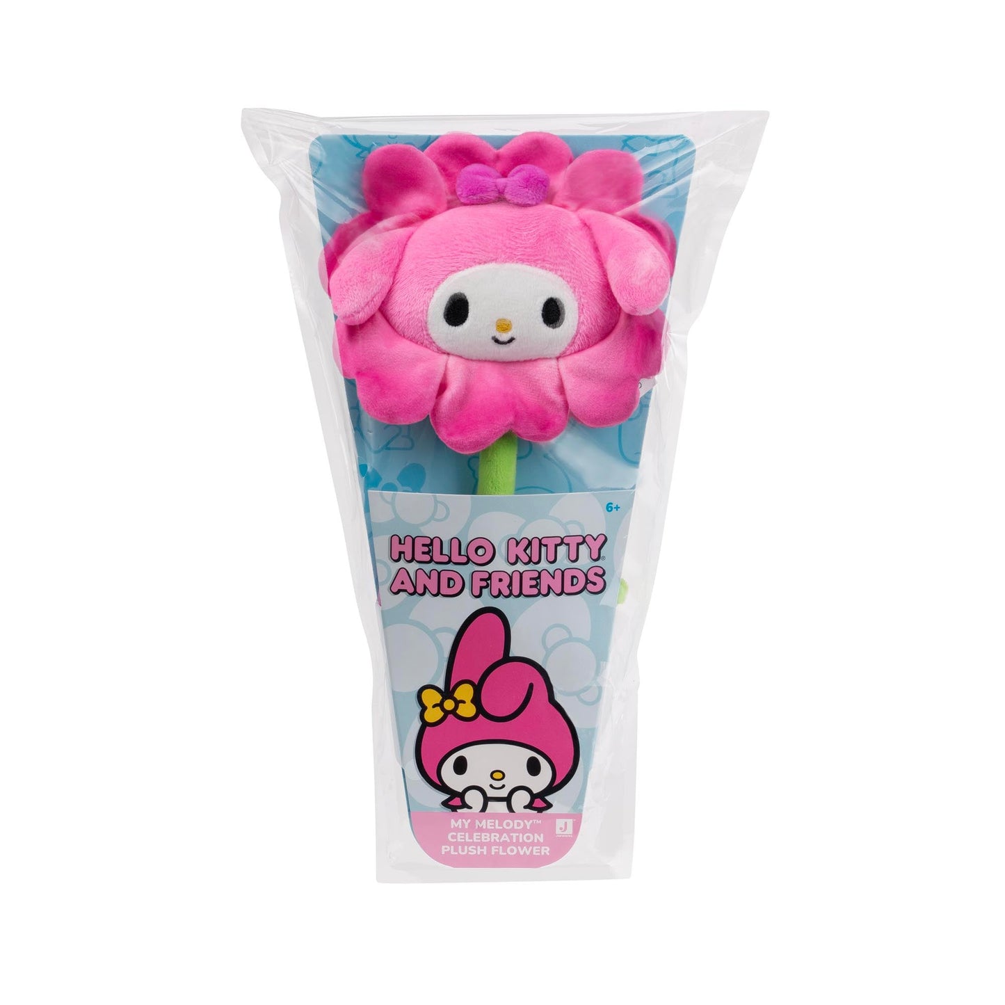 Squishmallows - Hello Kitty and Friends 14" Plush Flower 2-Pack - Hello Kitty & My Melody | Jazwares