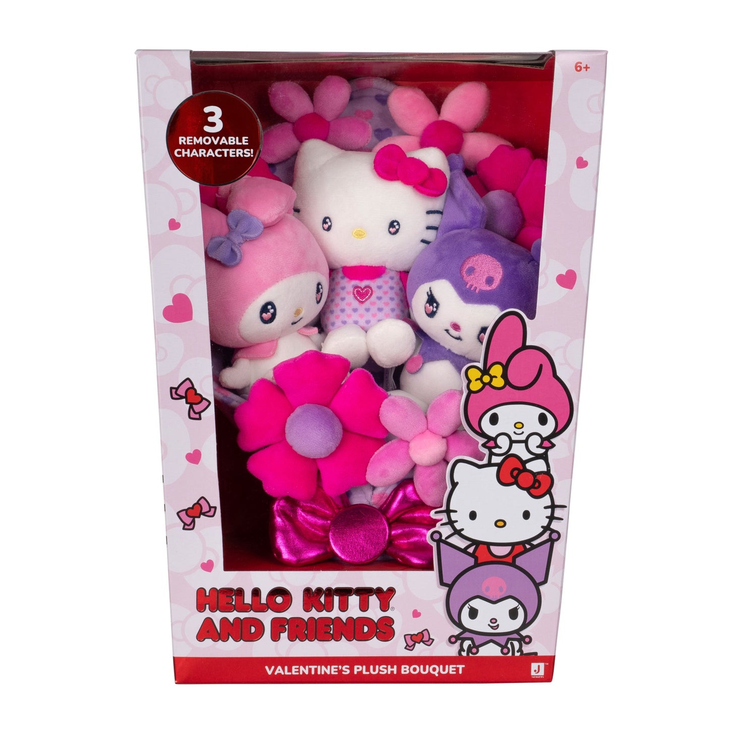 Squishmallows - Hello Kitty and Friends 12" Plush Special Valentine’s Bouquet | Jazwares
