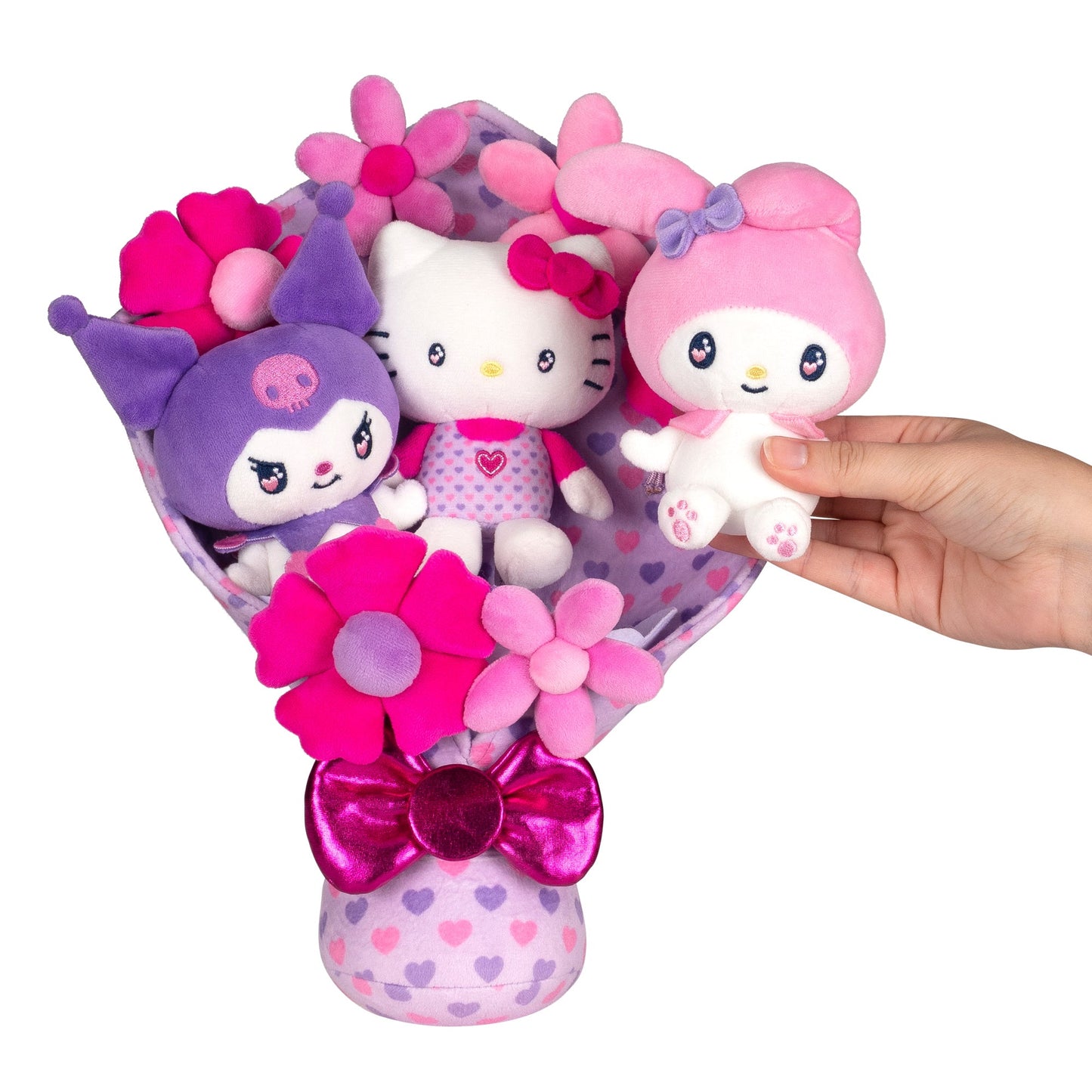 Squishmallows - Hello Kitty and Friends 12" Plush Special Valentine’s Bouquet | Jazwares