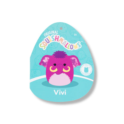 Squishmallows - 20-Inch Vivi the Bright Hot Pink Woolly Mammoth