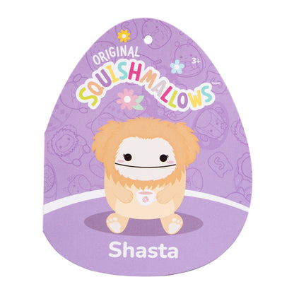 Squishmallows - Squishmallows 8" Shasta the Peach Bigfoot Holding Teacup | Jazwares