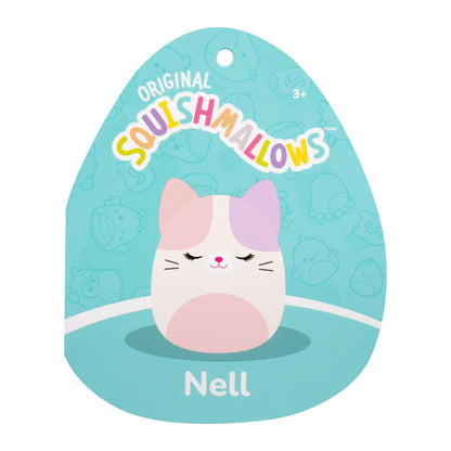 Squishmallows - Squishmallows 8" Nell the Pink And Purple Calico Cat | Jazwares