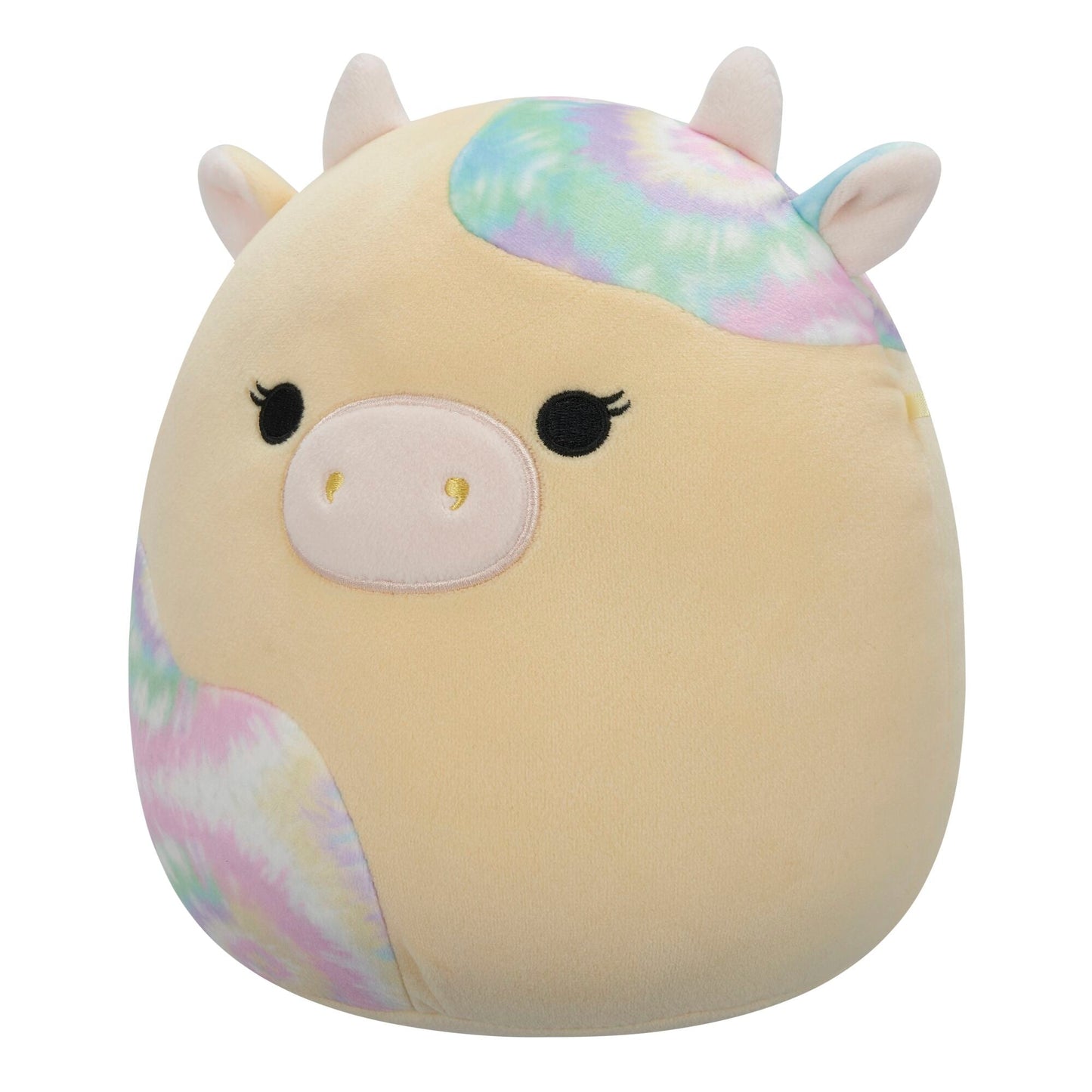 Squishmallows - Squishmallows 12" Rina the Yellow Cow with Tie Dye Spots | Jazwares