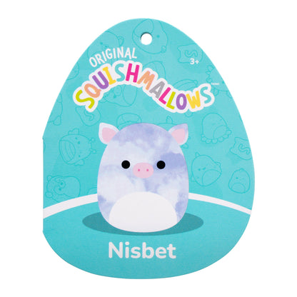 Squishmallows - Squishmallows 12" Nisbet the Blue Tie Dye Pig | Jazwares