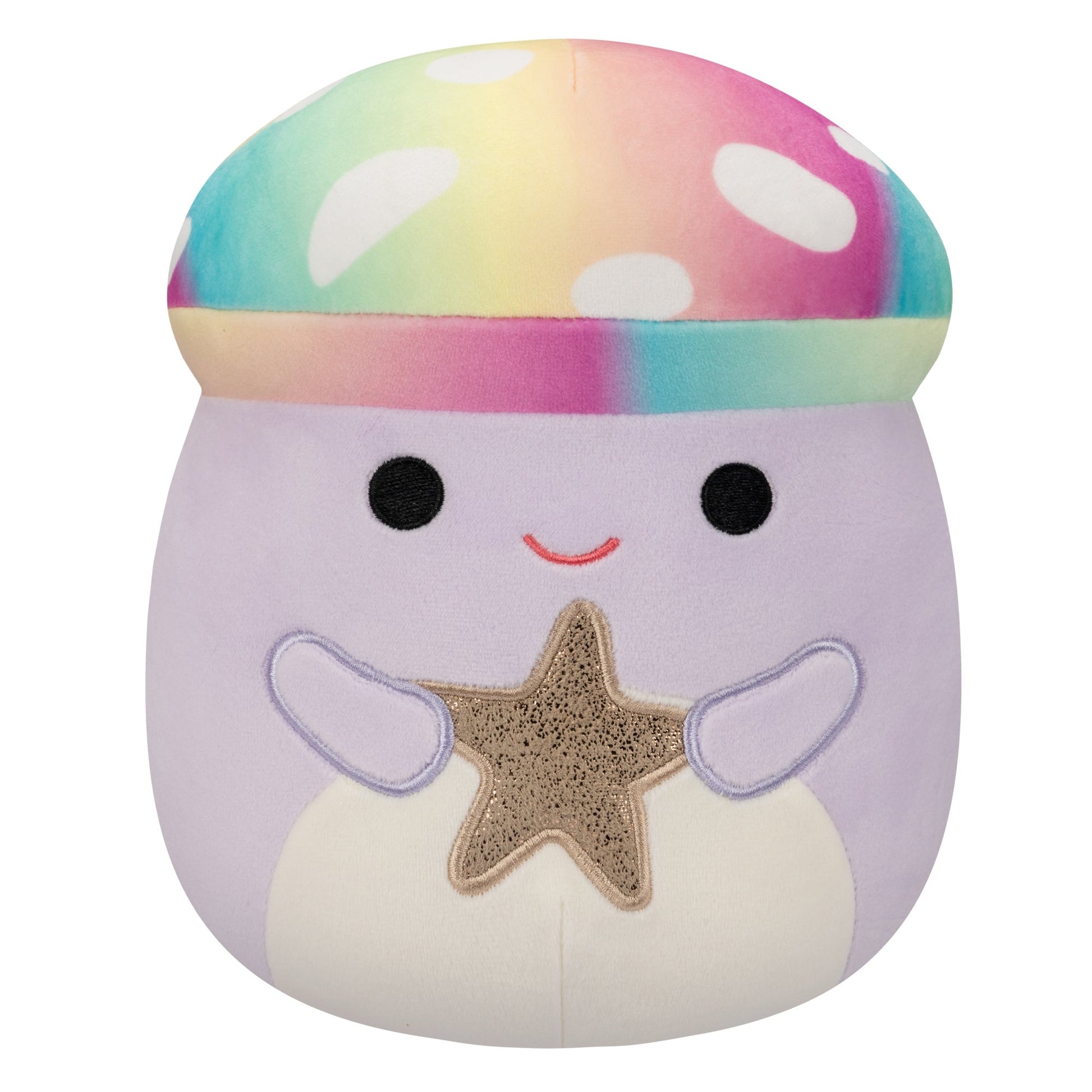 Squishmallows - Squishmallows 8" Mahdi the Tie-Dye Mushroom Holding Star | Jazwares