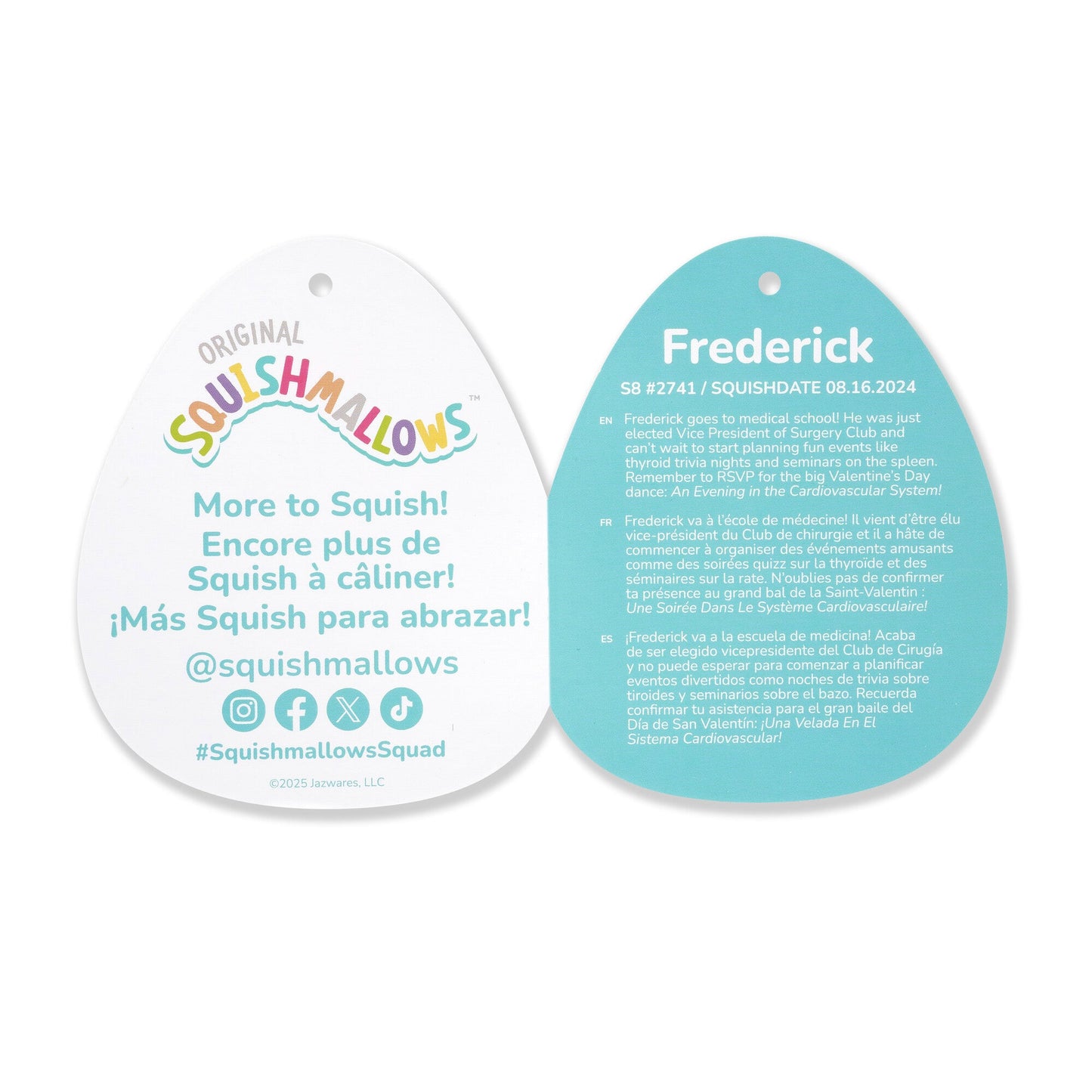 Squishmallows - Squishmallows 8" Frederick the Eggplant Cow | Jazwares