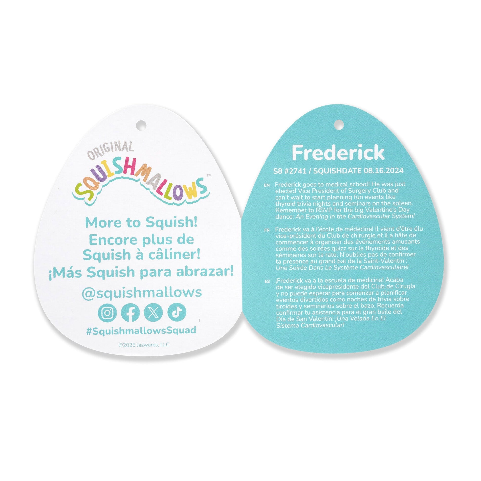 Squishmallows - Squishmallows 8" Frederick the Eggplant Cow | Jazwares