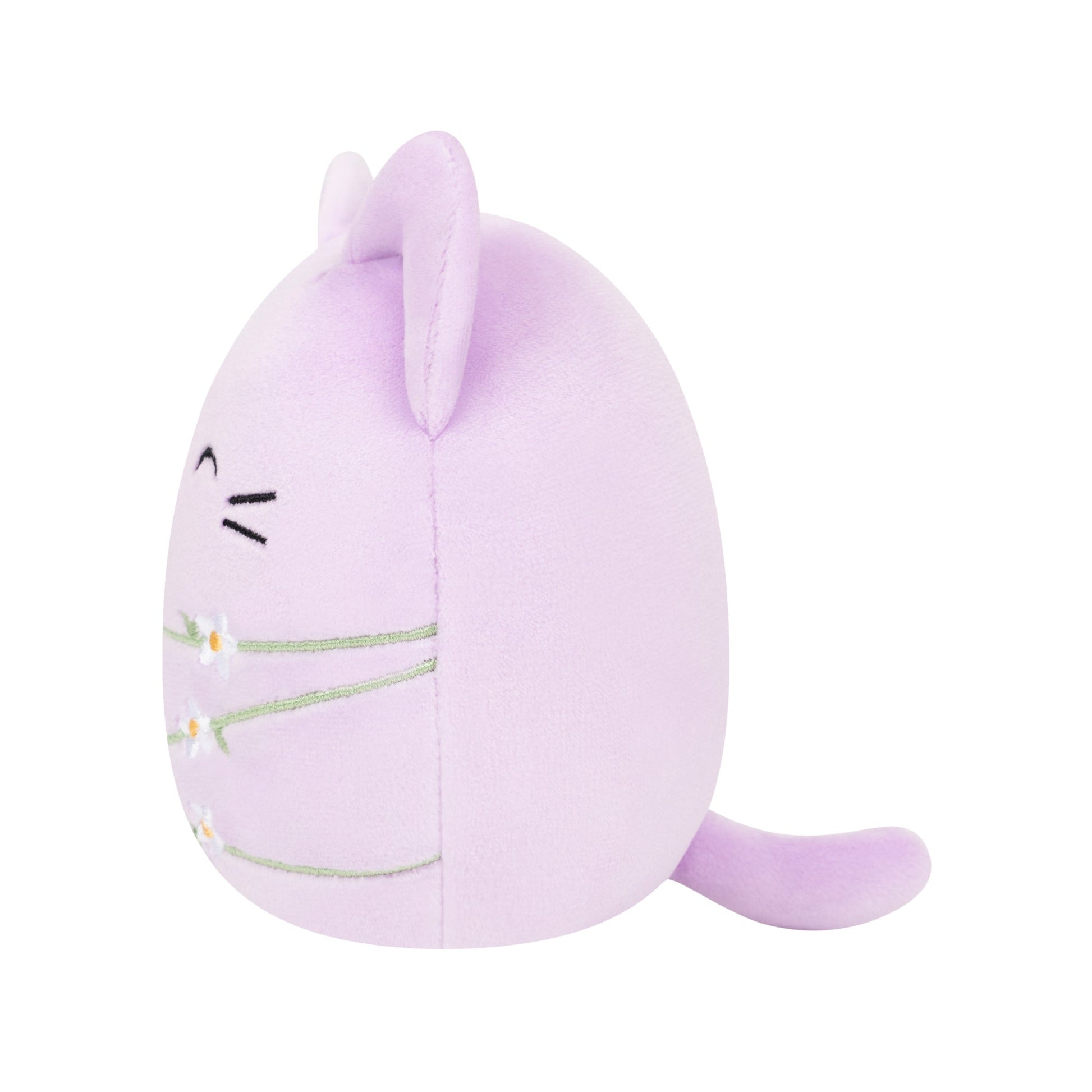 Squishmallows - Squishmallows 8" Mak the Lavender Cat Wrapped with Flower Stems | Jazwares