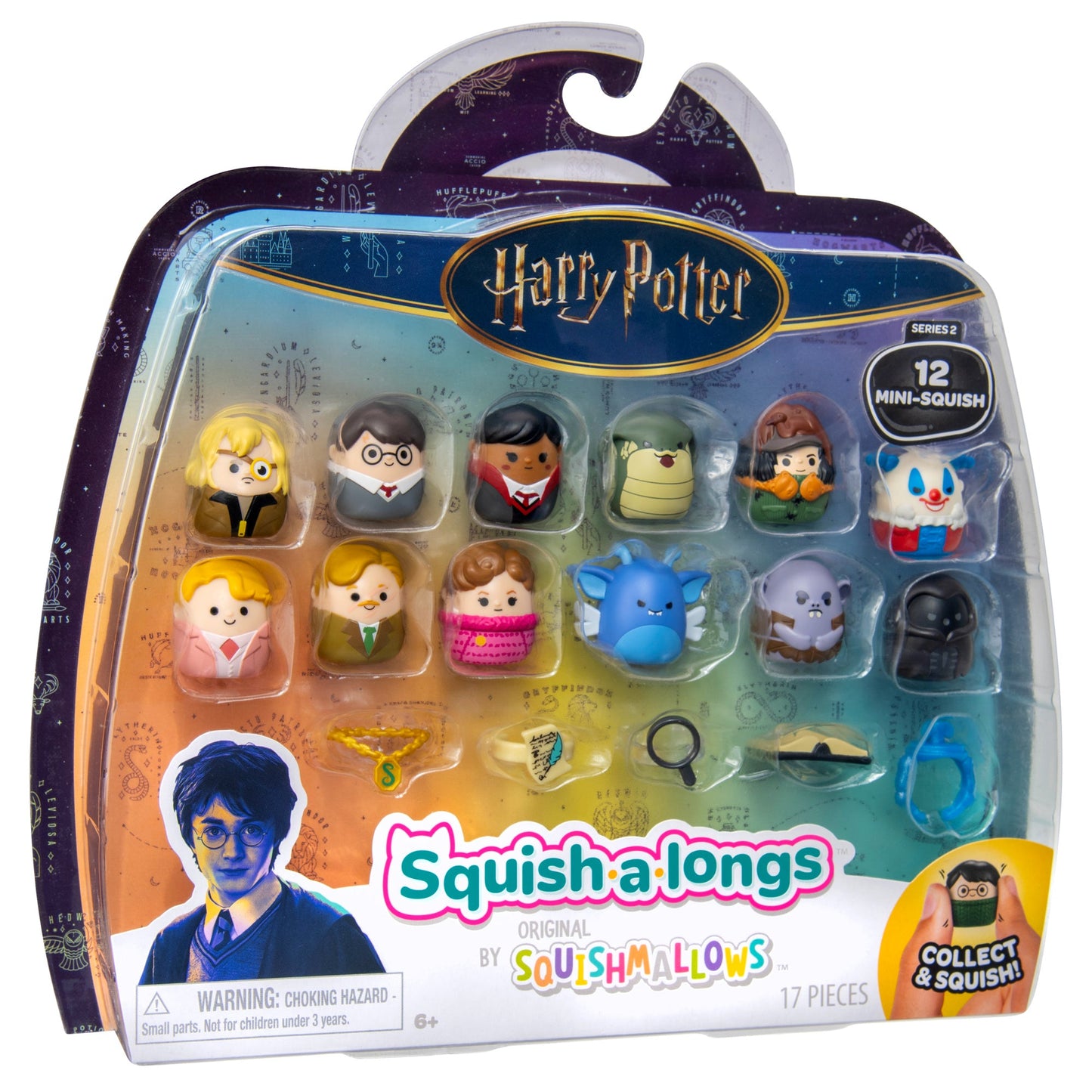 Squishmallows - Squish-a-longs “Harry Potter” Mini-Squish Defense Against the Dark Arts 12-Pack | Jazwares