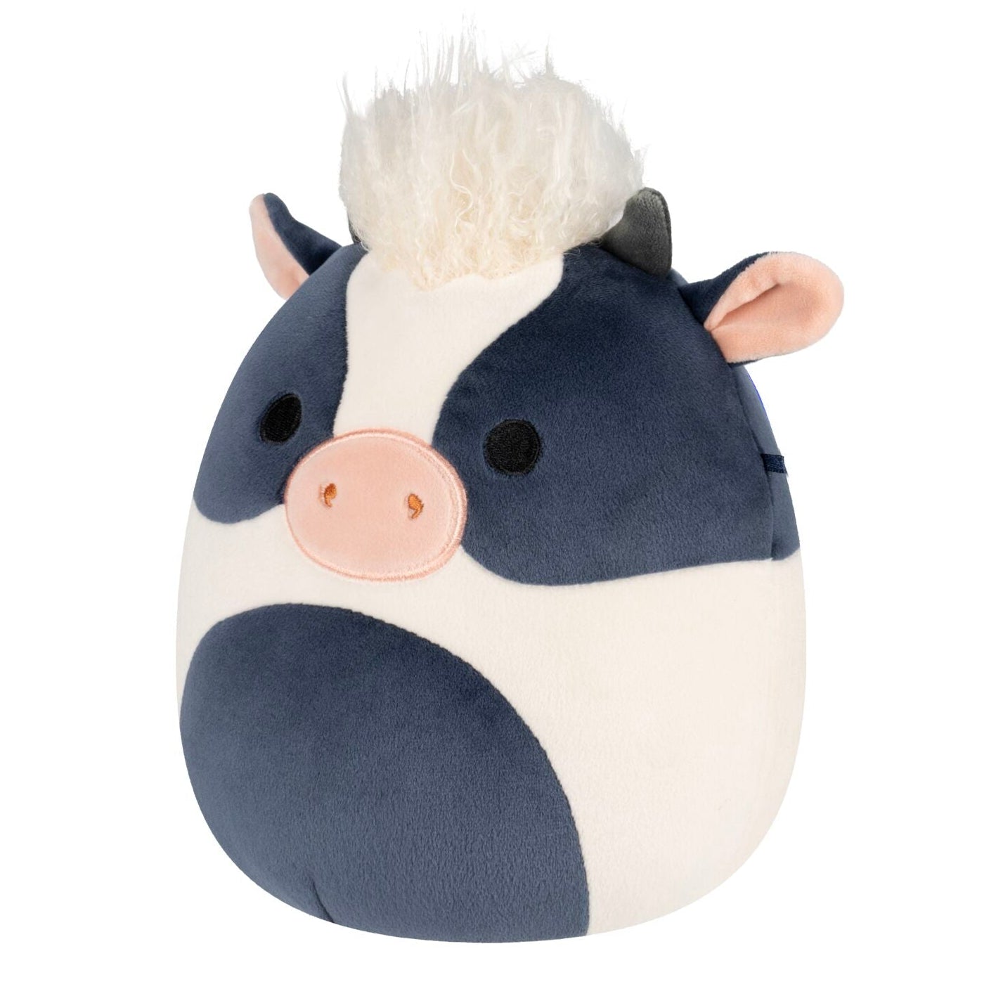 Squishmallows - Squishmallows 8" Dill the Black and White Cow with Shaggy Hair | Jazwares