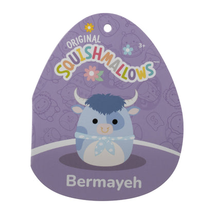 Squishmallows - Squishmallows 12" Bermayeh the Blue Bull with Ascot | Jazwares