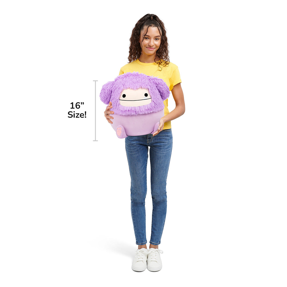 Squishmallows - Squishmallows 16" Dilka the Lavender Bigfoot | Jazwares