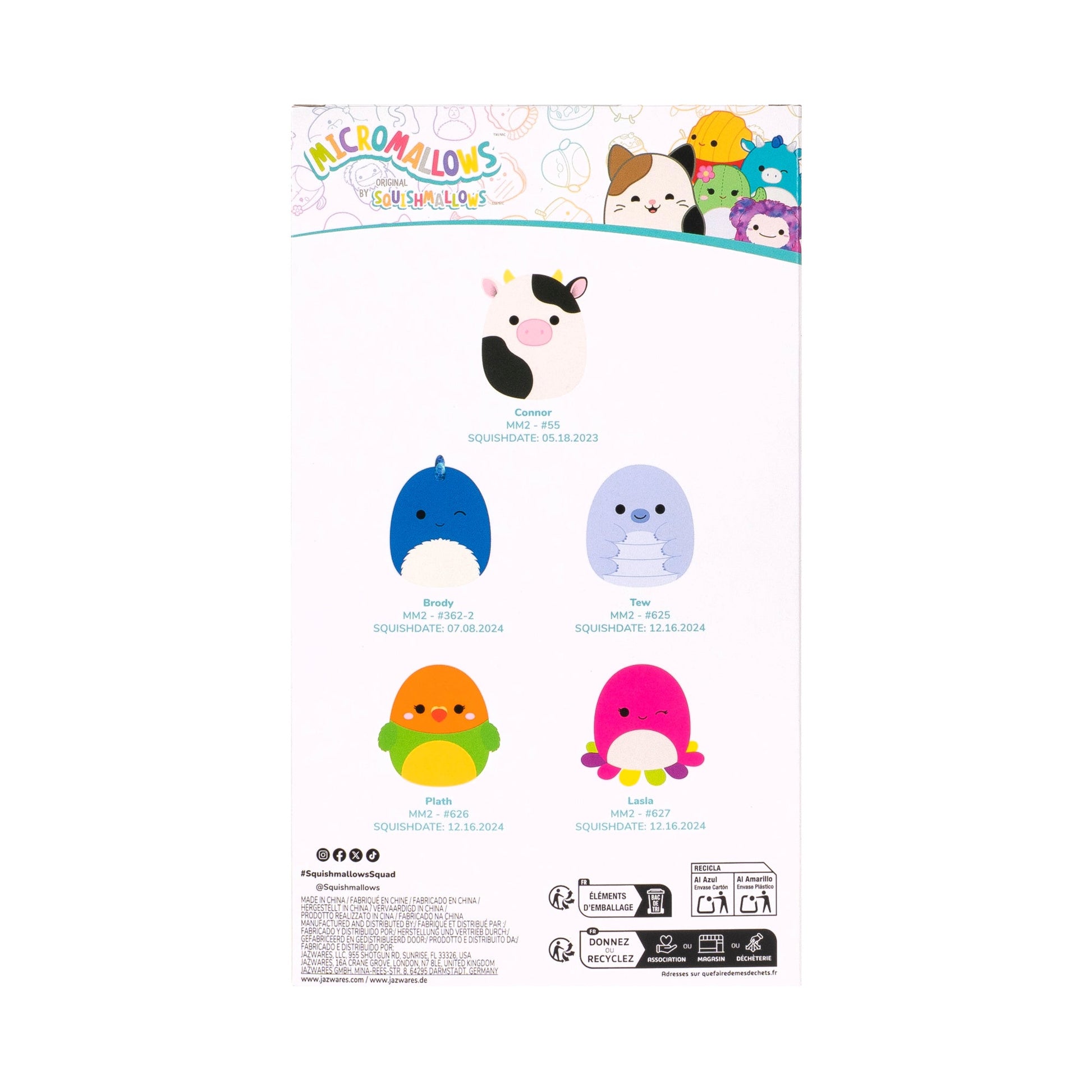 Squishmallows - Micromallows 5-Pack | Jazwares