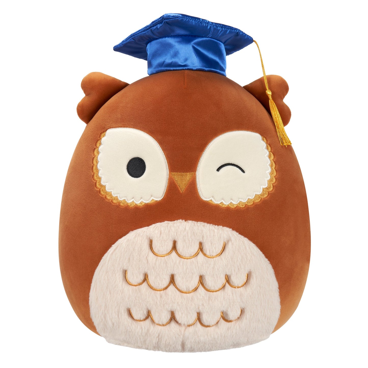Squishmallows - Squishmallows 12" Arella the Brown Owl in Graduation Cap | Jazwares