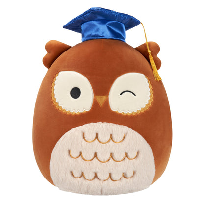 Squishmallows - Squishmallows 12" Arella the Brown Owl in Graduation Cap | Jazwares
