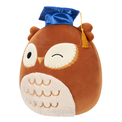 Squishmallows - Squishmallows 12" Arella the Brown Owl in Graduation Cap | Jazwares