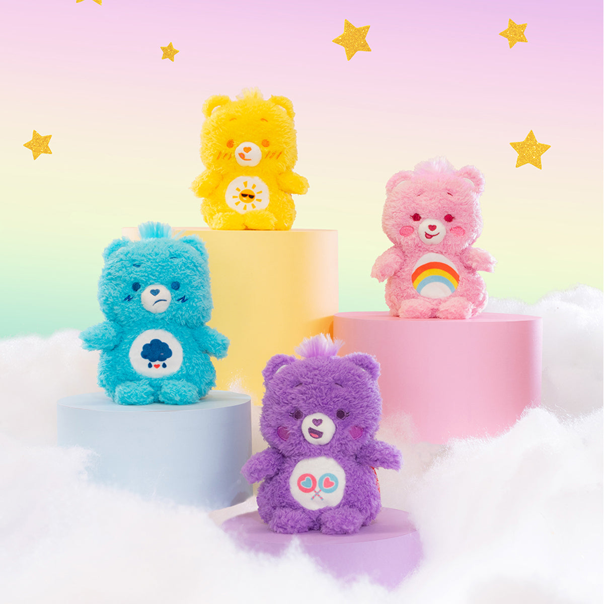 Squishmallows - 4.5-Inch Care Bears BumBumz Bundle