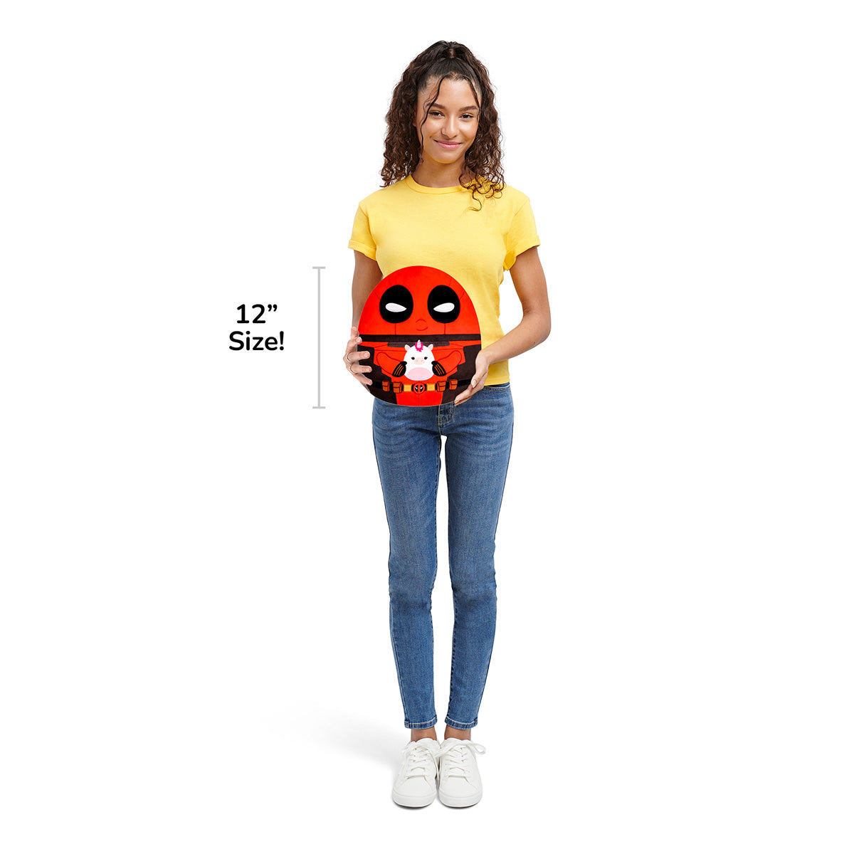 Squishmallows - Squishmallows 12" Deadpool Holding Unicorn | Jazwares