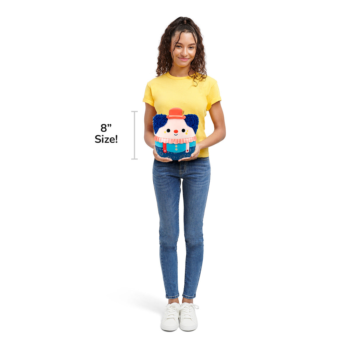 Squishmallows - Squishmallows 8" Select Series Macaroni the Firework Clown | Jazwares