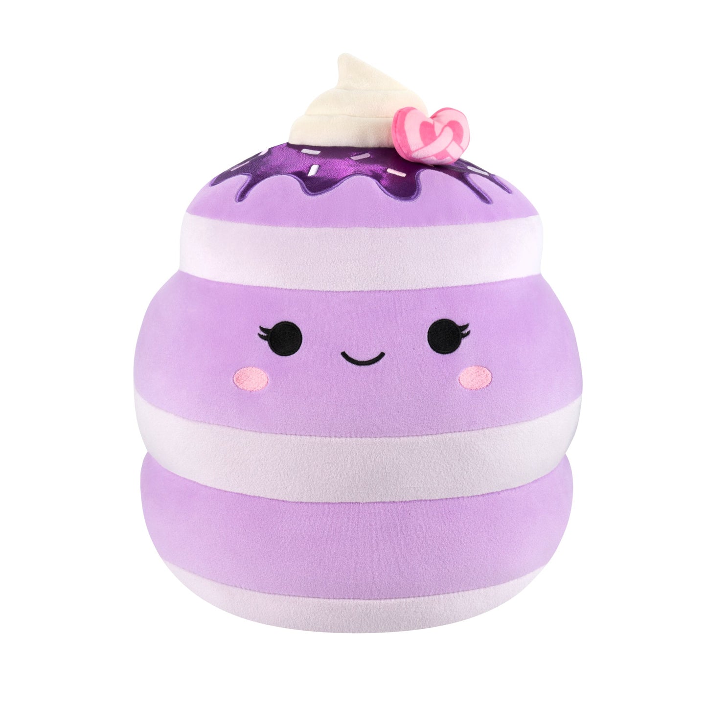 Squishmallows - Squishmallows 12" Una the Ube Pancakes with Pink Pretzel | Jazwares