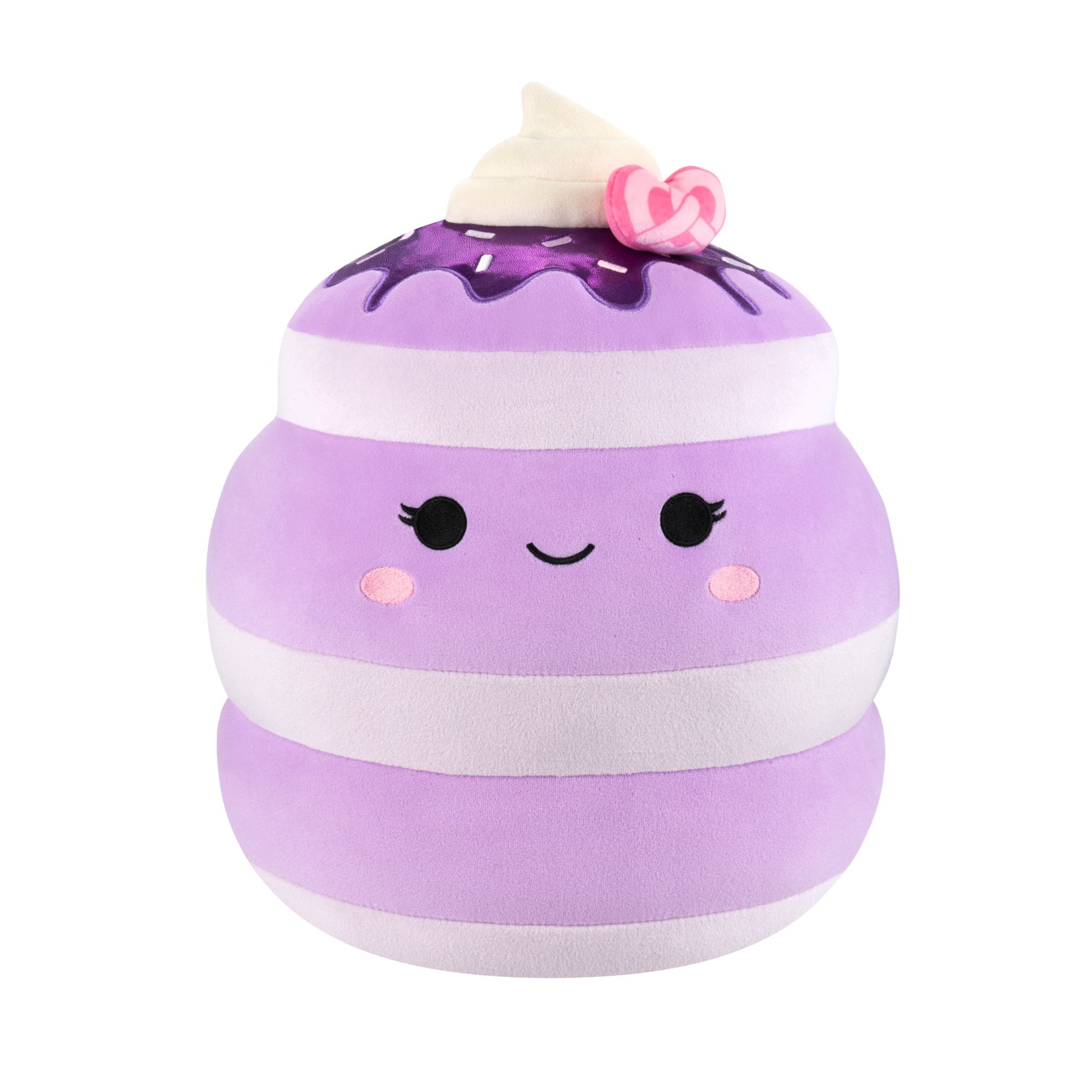 Squishmallows - Squishmallows 12" Una the Ube Pancakes with Pink Pretzel | Jazwares