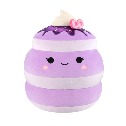 Squishmallows - Squishmallows 12" Una the Ube Pancakes with Pink Pretzel | Jazwares