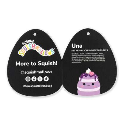 Squishmallows - Squishmallows 12" Una the Ube Pancakes with Pink Pretzel | Jazwares