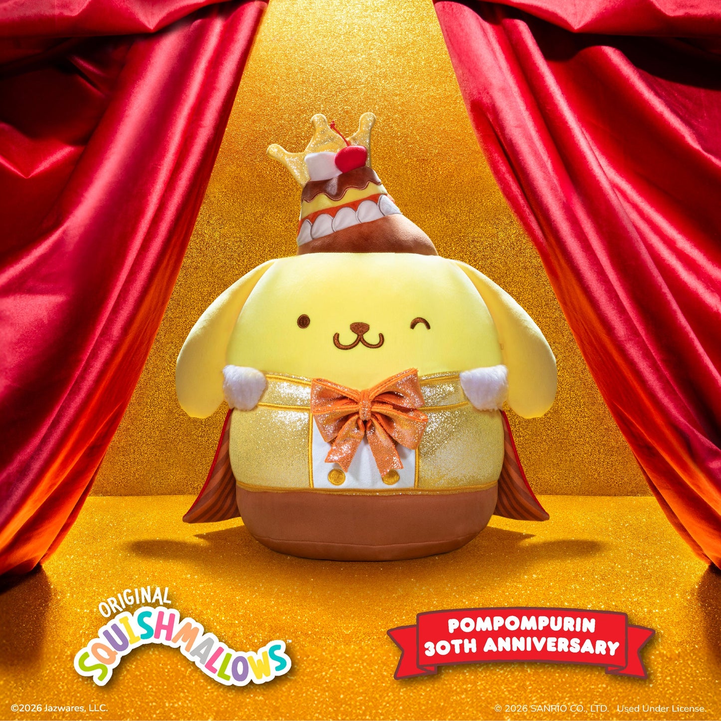 Squishmallows - 12" Pompompurin Anniversary Squishmallows | Jazwares