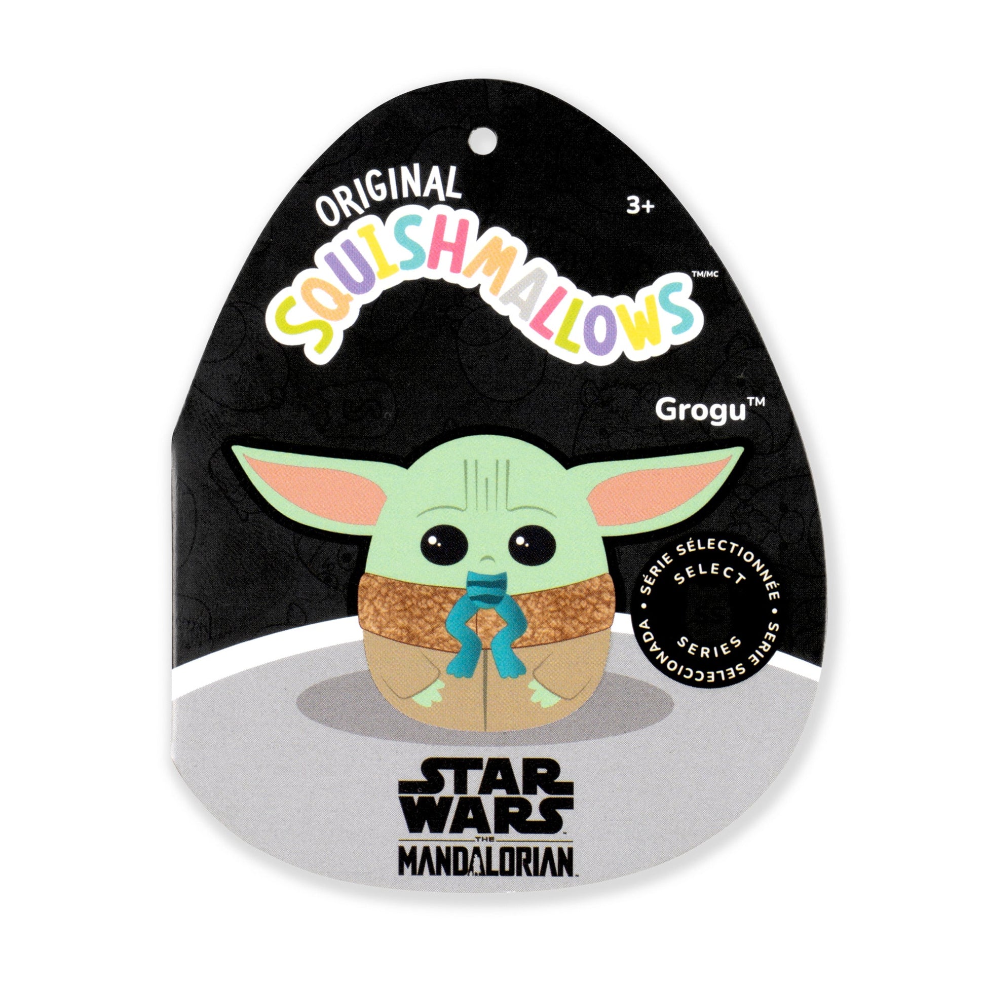 Squishmallows - Squishmallows 8" Select Series Star Wars Grogu Eating Frog | Jazwares
