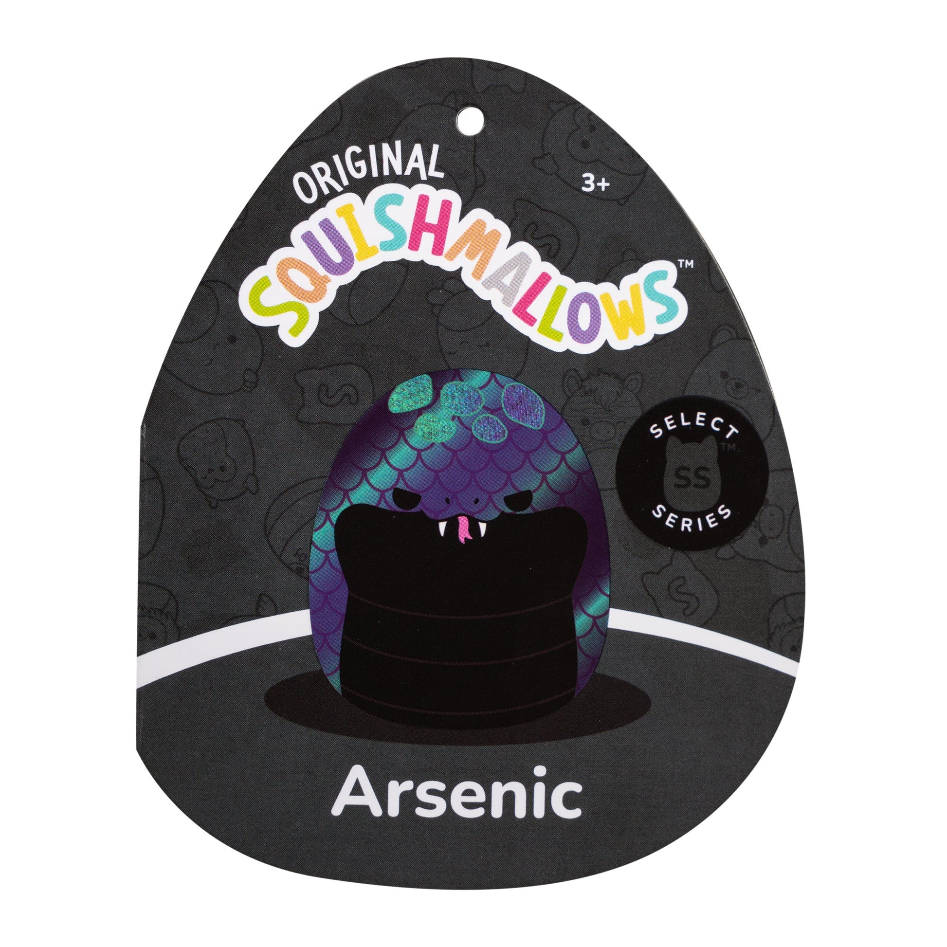 Squishmallows - Squishmallows 8" Select Series Arsenic the Snake | Jazwares