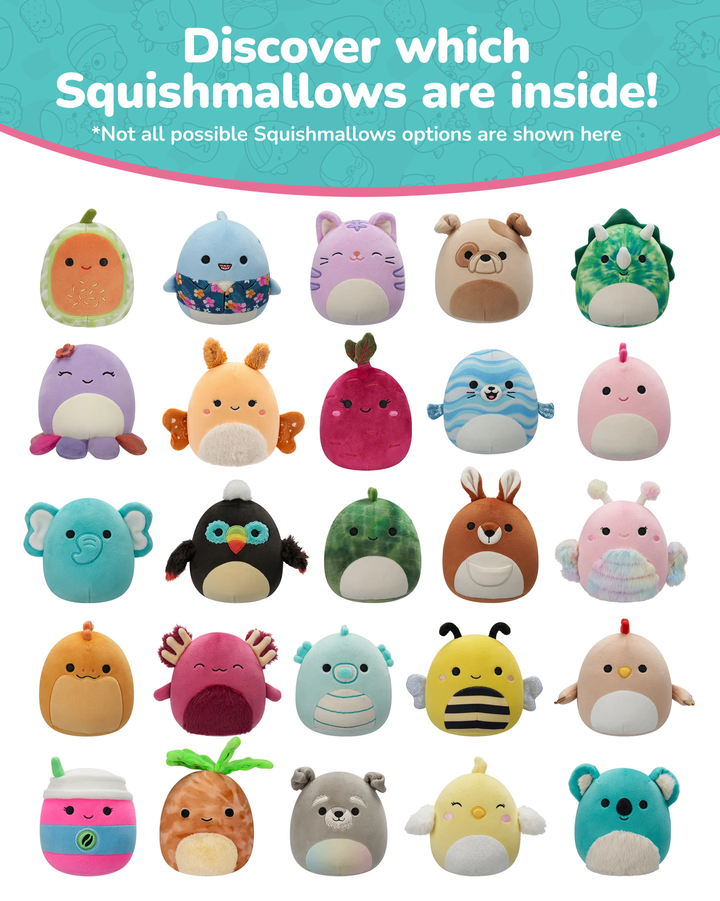 Squishmallows - Squishmallows 5-Inch Mystery Plush 5 Pack | Jazwares
