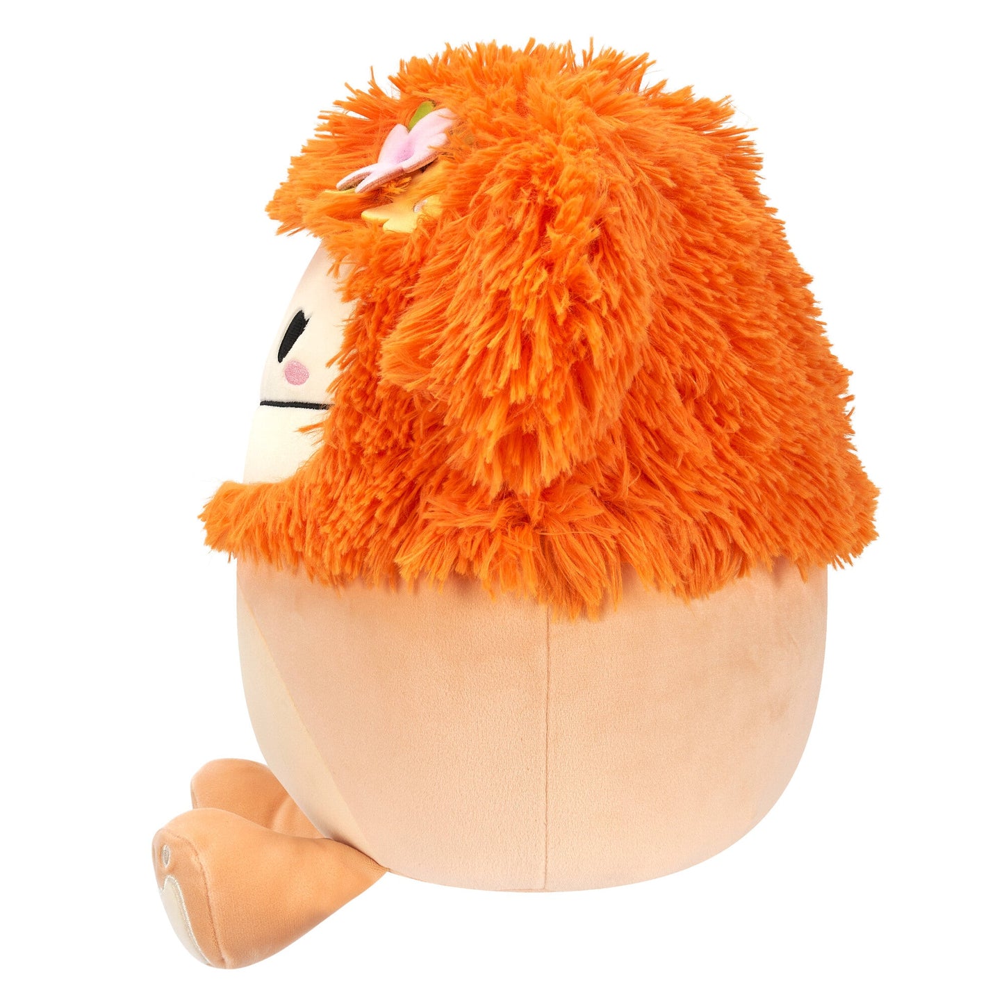 Squishmallows - Squishmallows 12" Shasta the Peach Bigfoot with Tropical Flower | Jazwares