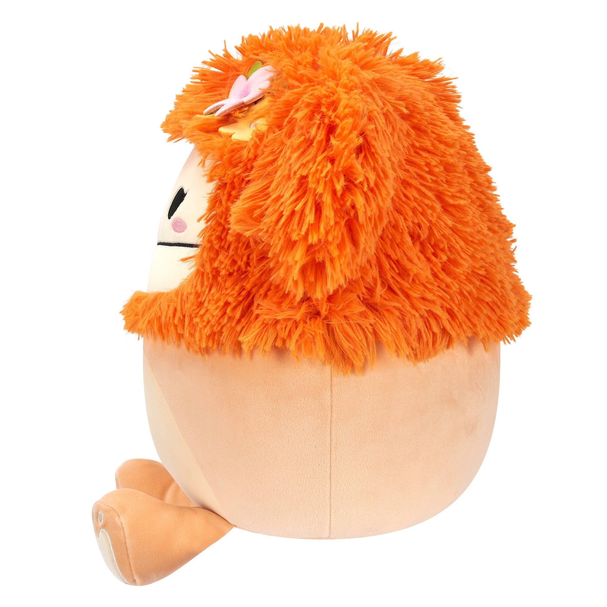 Squishmallows - Squishmallows 12" Shasta the Peach Bigfoot with Tropical Flower | Jazwares
