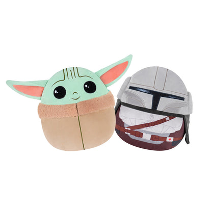 Squishmallows - Squishmallows 8" Star Wars Mandalorian and Grogu 2-Pack | Jazwares