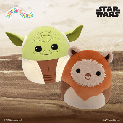 Squishmallows - Squishmallows 12" Star Wars Yoda and Ewok 2-Pack | Jazwares