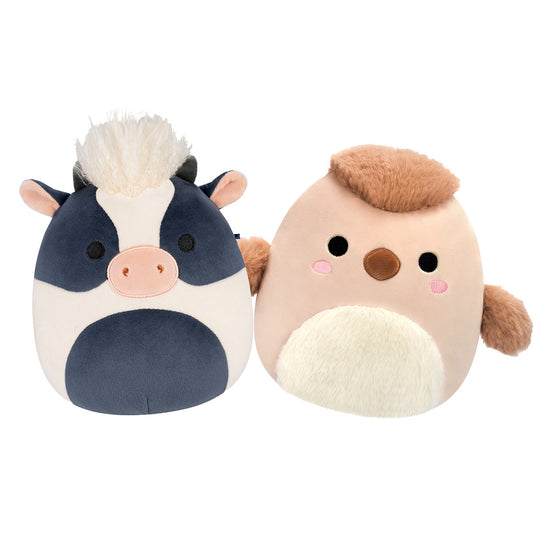 Squishmallows - Squishmallows 8" Cow and Chicken Bundle | Jazwares