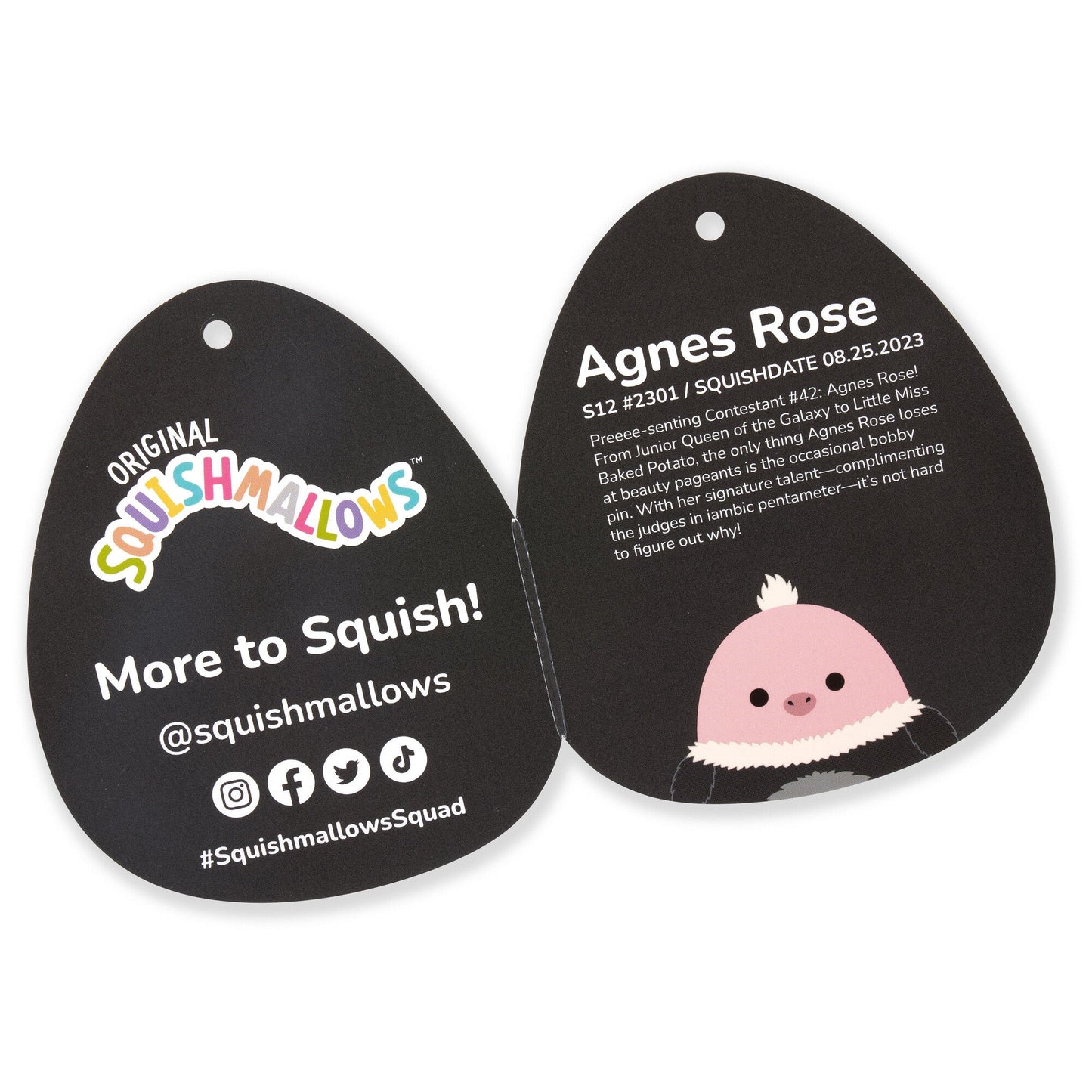 Squishmallows - Squishmallows 12" Agnes Rose the Ostrich | Jazwares