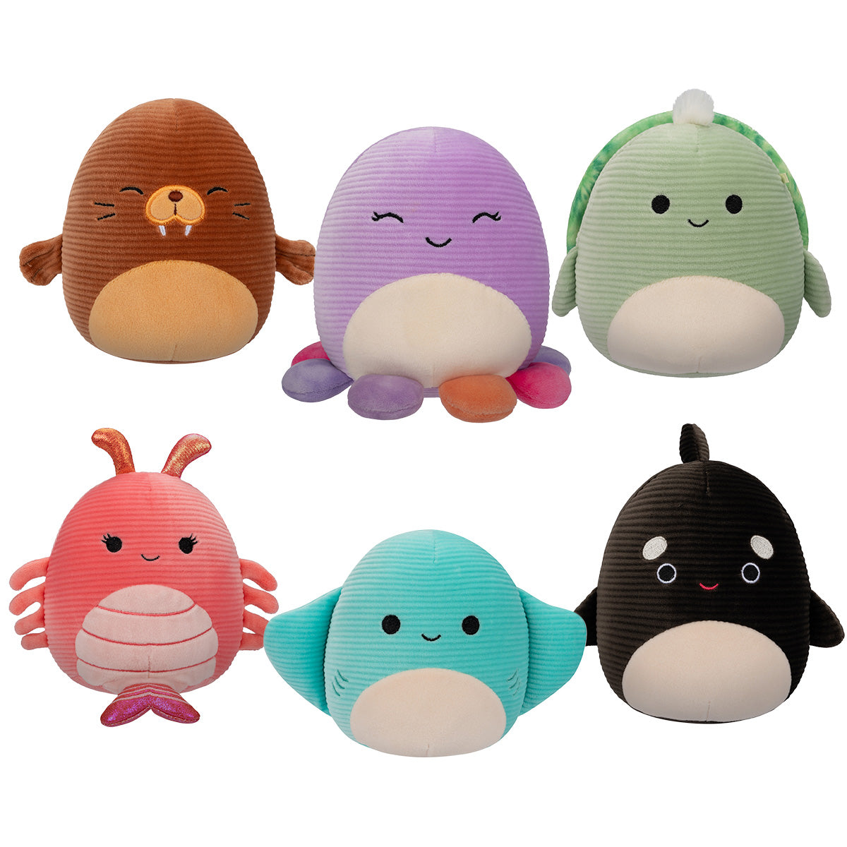Squishmallows - Squishmallows Corduroy Sealife 6 Pack | Jazwares