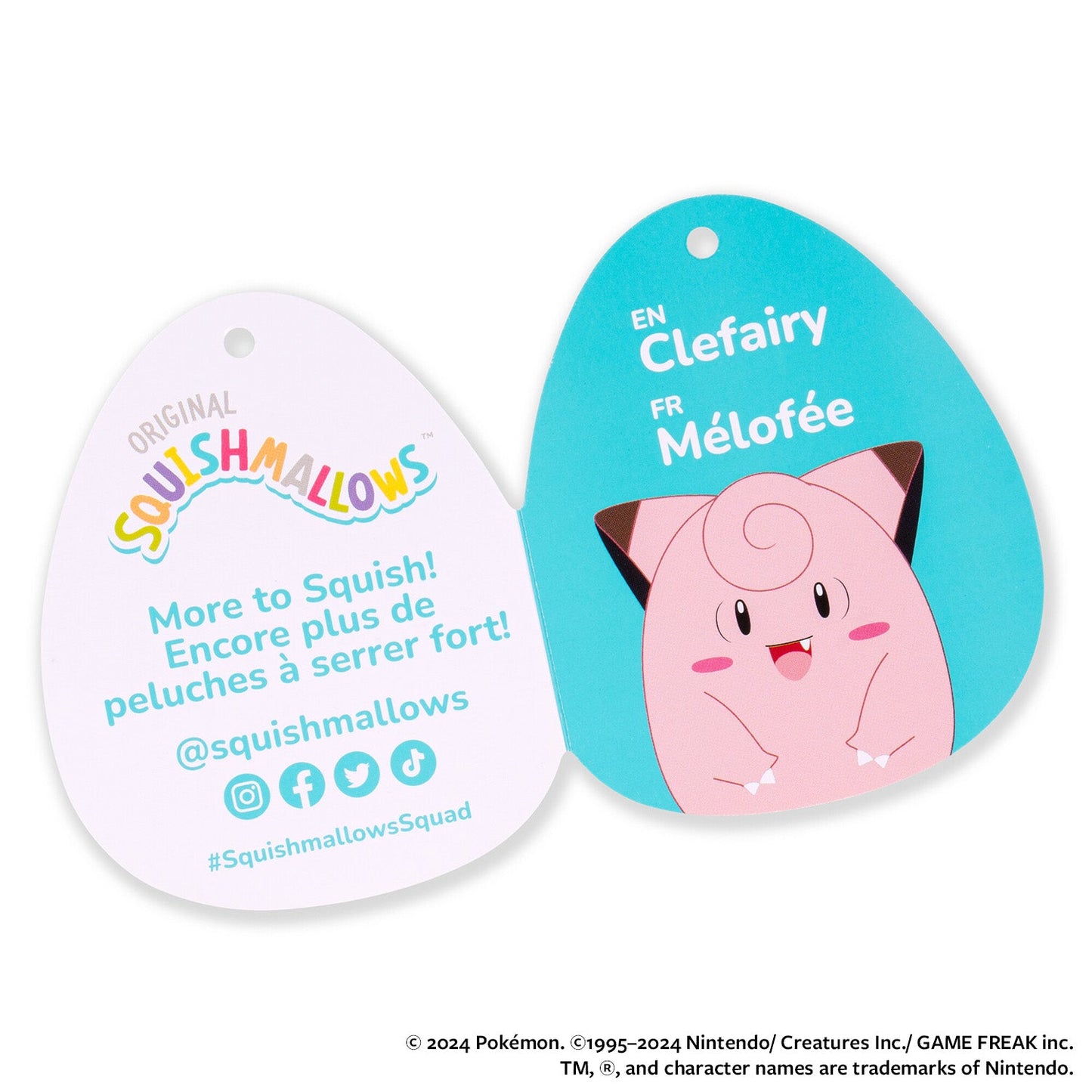Squishmallows - Pokemon 20-Inch Clefairy | Jazwares