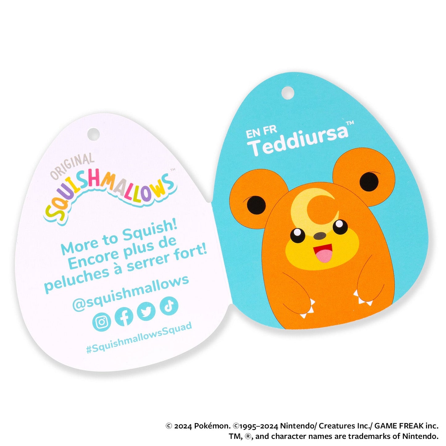 Squishmallows - Pokémon 20-Inch Teddiursa | Jazwares