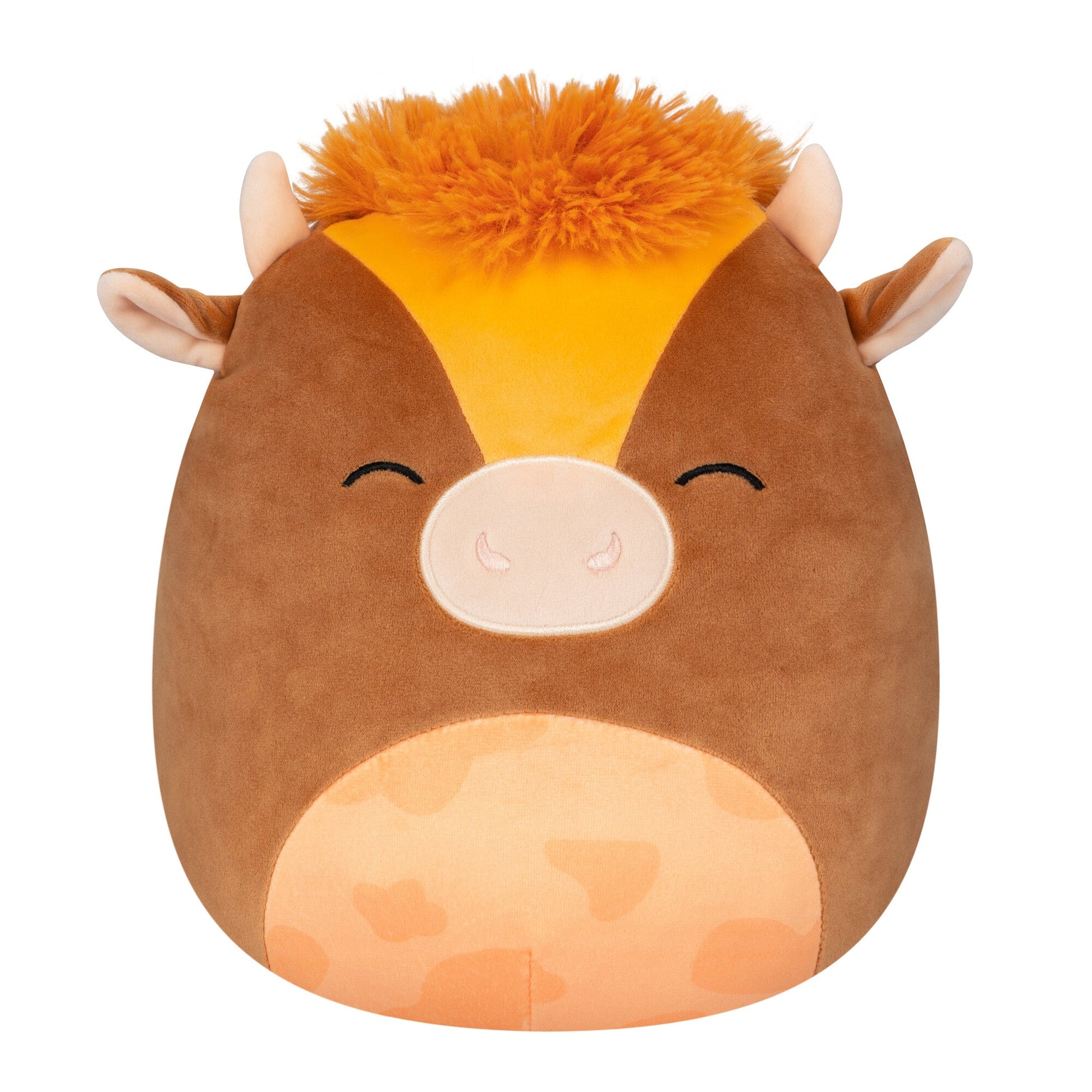 Squishmallows - Squishmallows 10" Quinick the Dark Brown Spotted Cow | Jazwares