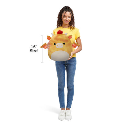 Squishmallows - Squishmallows 16" Dieric the Yellow Dragon | Jazwares