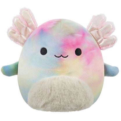 Squishmallows - Squishmallows 11" Tinley the Rainbow Tie-Dye Axolotl | Jazwares