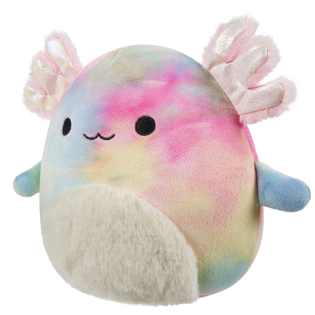Squishmallows - Squishmallows 11" Tinley the Rainbow Tie-Dye Axolotl | Jazwares
