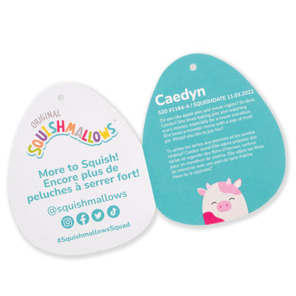 Squishmallows - Squishmallows 20" Caedyn the Cream Cow with Pink Spots | Jazwares