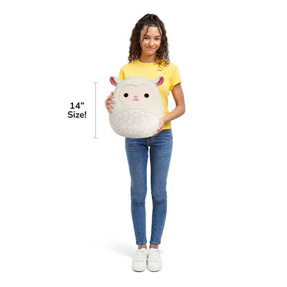 Squishmallows - Squishmallows 14" Sophie the Cream Lamb with Daisy Flower Belly | Jazwares