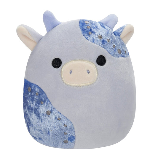 Squishmallows - Squishmallows 5" Marzio Light Blue Velvet Cow | Jazwares