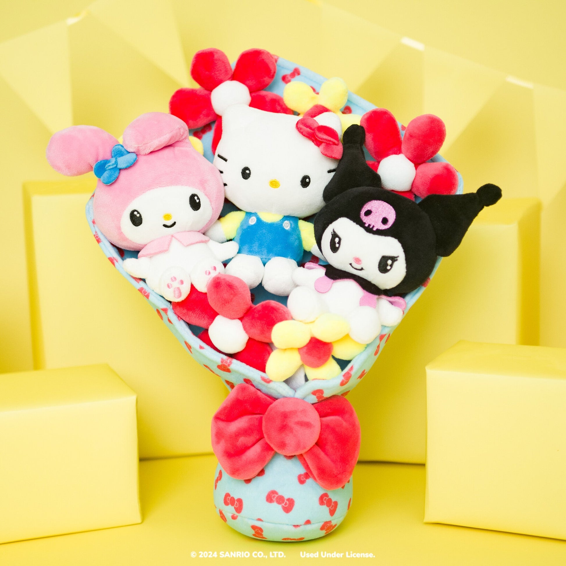 Squishmallows - Hello Kitty and Friends 12-Inch Plush Celebration Bouquet | Jazwares