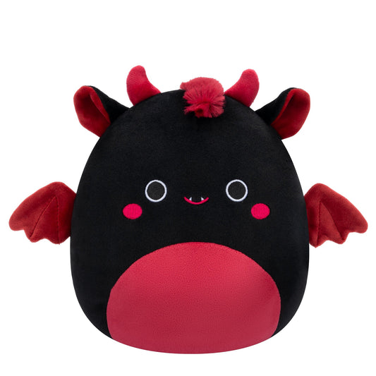 Squishmallows - Squishmallows 8" Rebecca the Black and Maroon Jersey Devil | Jazwares